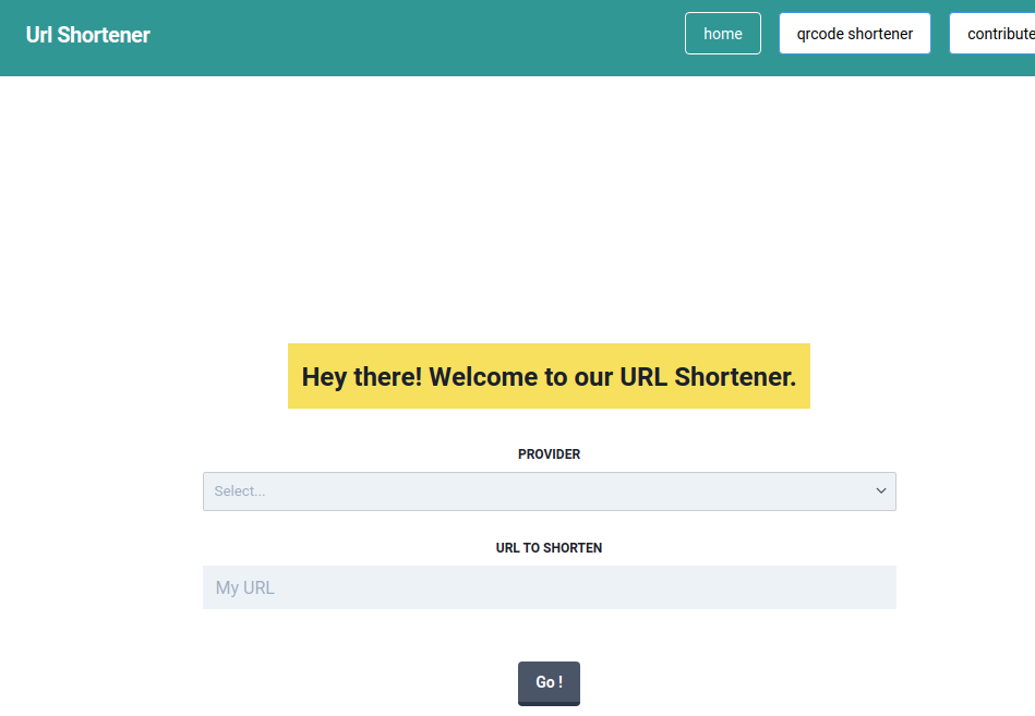 Url Shortener Project Example